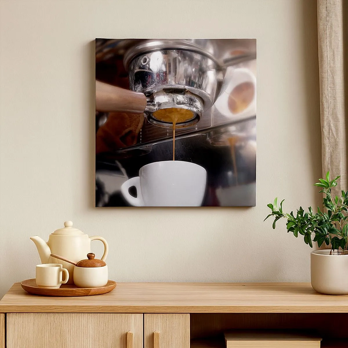 Schilderen op canvas - Goede tijd van de dag - 30x30 cm