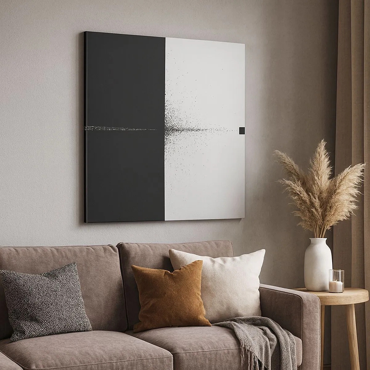 Schilderen op canvas - Rechtstreeks naar het doel - 30x30 cm